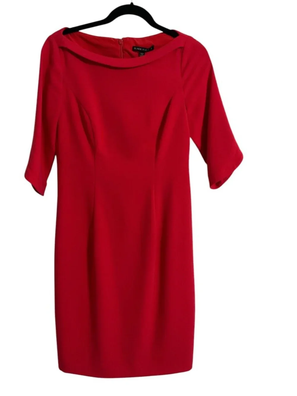 BLACK HALO Nuelle Red Sheath Dress Size 8